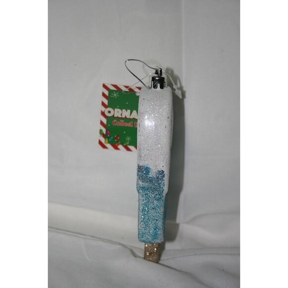 Ice Cream Popsicle Sculpture Shatterproof Christmas Ornament 4" tall - Picture 2 of 3
